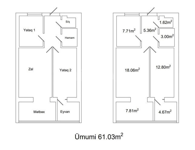 Satılır 3 otaqlı köhnə tikili 61 m², Gənclik m., photo 13 from 15