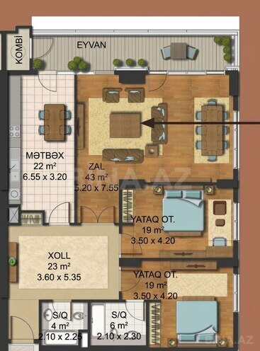 Продаётся 3-комн. новостройка 162 м², пос. Аг шехер, photo 3 from 6