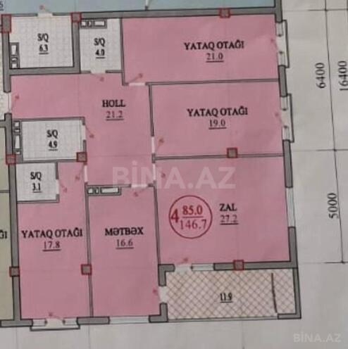 Satılır 4 otaqlı yeni tikili 147 m², İnşaatçılar m., photo 10 from 13