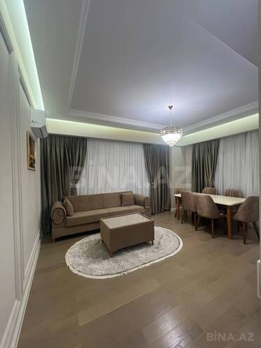 İcarəyə verilir 3 otaqlı yeni tikili 90 m², Bakmil m., photo 1 from 16