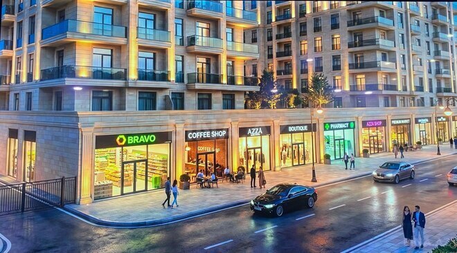 Satılır 1 otaqlı yeni tikili 52 m², Qara Qarayev m., photo 3 from 6