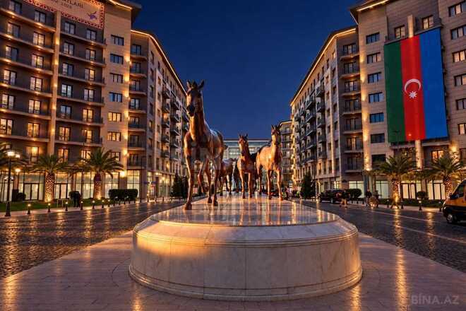 İcarəyə verilir 3 otaqlı yeni tikili 110 m², Ağ şəhər q., photo 1 from 28