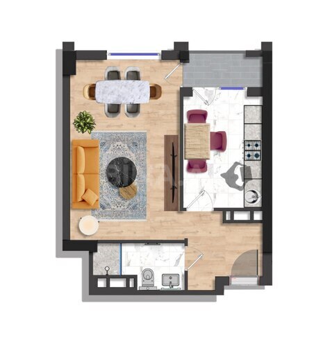 Satılır 1 otaqlı yeni tikili 51 m², Binəqədi q., photo 7 from 8