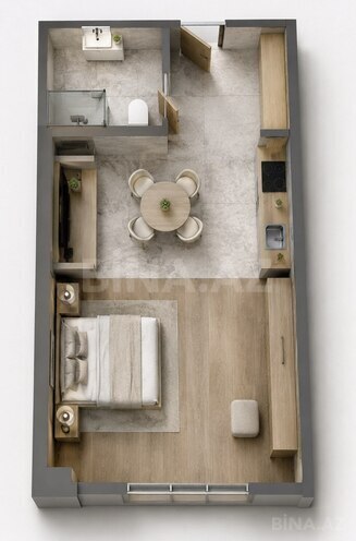 Satılır 1 otaqlı yeni tikili 38.6 m², Sea Breeze q., photo 9 from 10