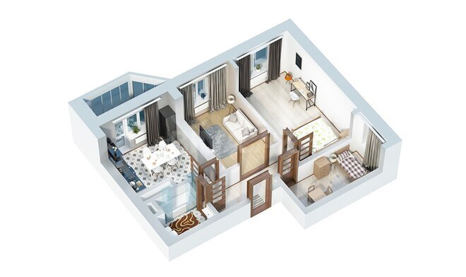 Satılır 2 otaqlı yeni tikili 105 m², Sea Breeze q., photo 7 from 9