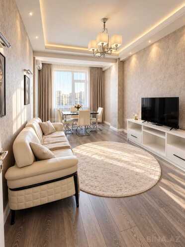 İcarəyə verilir 2 otaqlı yeni tikili 68 m², Qara Qarayev m., photo 1 from 14