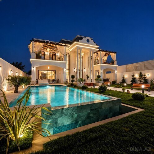 Satılır 6 otaqlı həyət evi/bağ evi 450 m², Mərdəkan q., photo 1 from 20