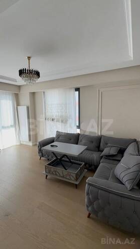 İcarəyə verilir 3 otaqlı yeni tikili 100 m², Bakmil m., photo 1 from 8