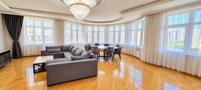 İcarəyə verilir 3 otaqlı yeni tikili 160 m², Nərimanov r., photo 1 from 11