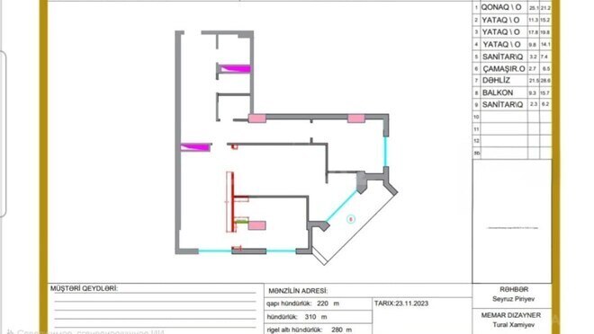Продается 3-комн. новостройка 118 м², м. Нариман Нариманов, photo 12 from 21