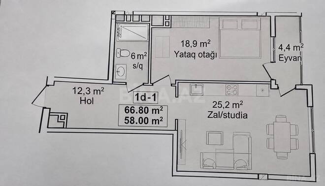 Продается 2-комн. новостройка 67 м², м. 20 января, photo 3 from 6