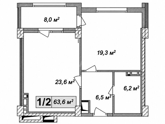 Продается 5-комн. новостройка 185 м², м. Кара Караев, photo 3 from 21