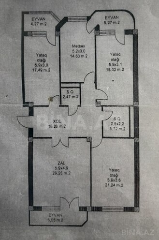 Продается 4-комн. новостройка 145 м², Насиминский  р., photo 11 from 22
