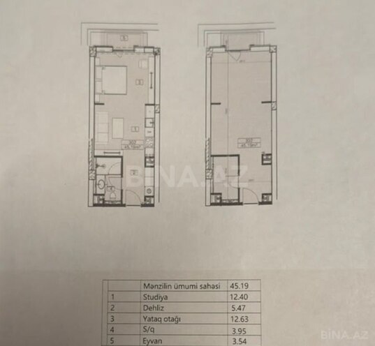 Satılır 1 otaqlı yeni tikili 45.2 m², Sabunçu r., photo 5 from 6