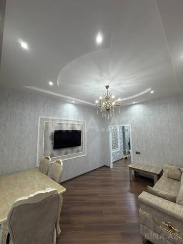 İcarəyə verilir 3 otaqlı yeni tikili 105 m², Qara Qarayev m., photo 3 from 16
