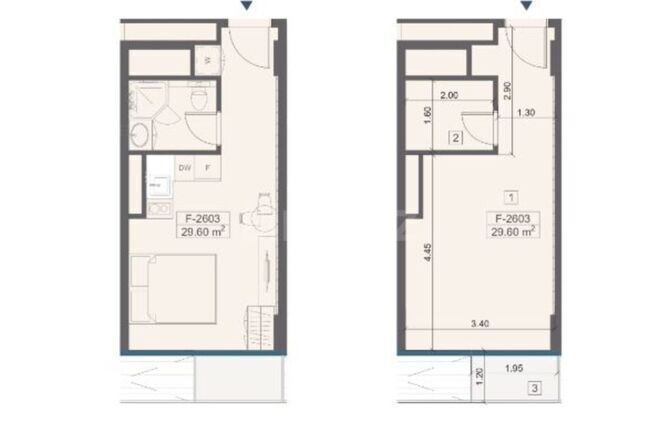 Satılır 1 otaqlı yeni tikili 30 m², Sea Breeze q., photo 12 from 13