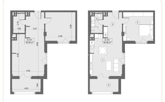 Продается 2-комн. новостройка 77 м², пос. Sea Breeze, photo 10 from 11