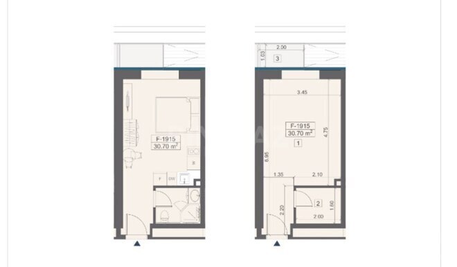 Продается 1-комн. новостройка 31 м², пос. Sea Breeze, photo 13 from 14