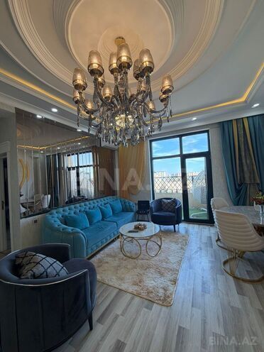 İcarəyə verilir 3 otaqlı yeni tikili 101 m², Qara Qarayev m., photo 3 from 25