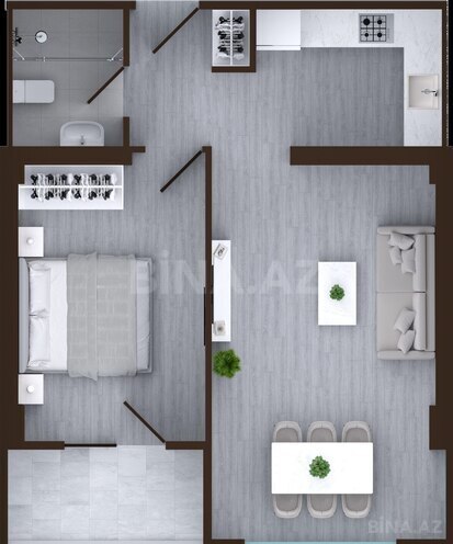 Satılır 2 otaqlı yeni tikili 60.4 m², Zığ q., photo 13 from 14