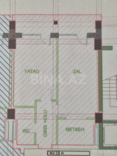 Satılır 2 otaqlı yeni tikili 70 m², Bayıl q., photo 11 from 12