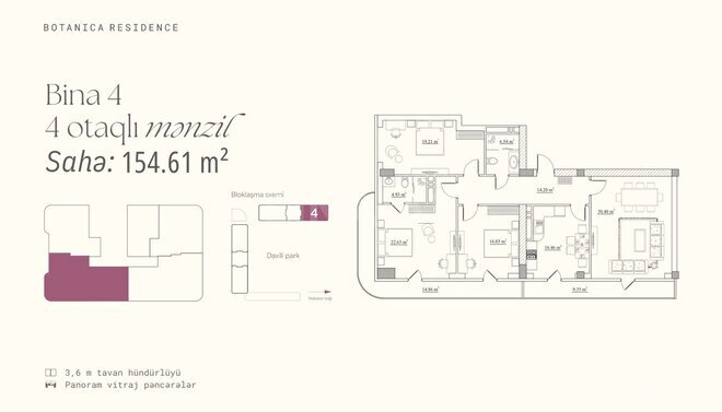 Продаётся 4-комн. новостройка 154.6 м², пос. Бадамдар, photo 15 from 16