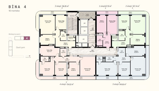 Продаётся 4-комн. новостройка 154.6 м², пос. Бадамдар, photo 14 from 16