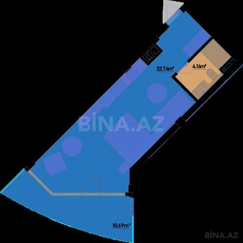Продаётся 1-комн. новостройка 55.2 м², пос. Sea Breeze, photo 3 from 11