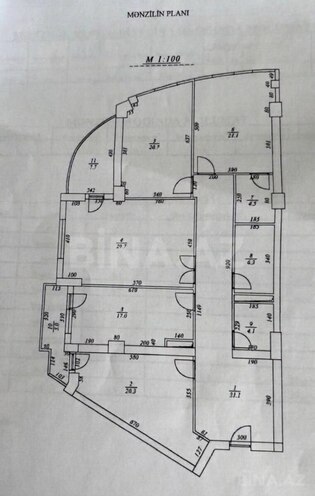 Продается 4-комн. новостройка 168 м², м. Элмляр Академиясы, photo 3 from 8