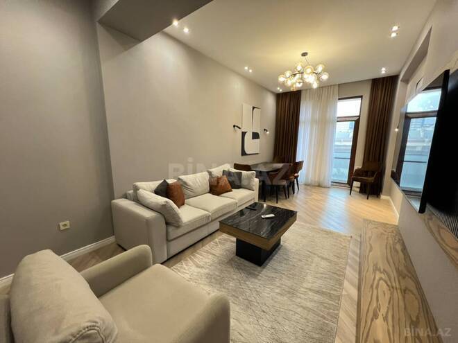 İcarəyə verilir 2 otaqlı yeni tikili 120 m², Nizami m., photo 1 from 13