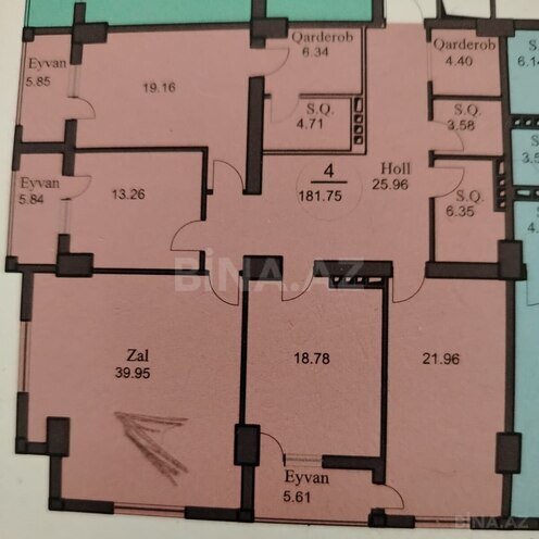 Satılır 4 otaqlı yeni tikili 182 m², Nəriman Nərimanov m., photo 3 from 10