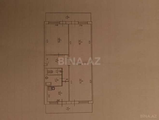 Satılır 3 otaqlı köhnə tikili 85 m², İnşaatçılar m., photo 16 from 18
