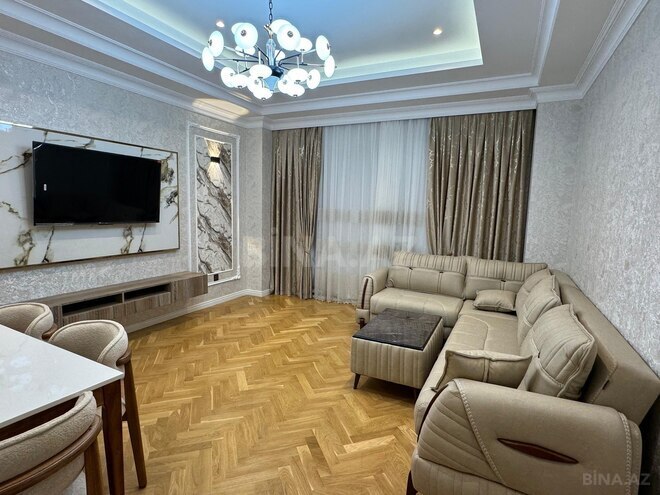İcarəyə verilir 3 otaqlı yeni tikili 110 m², Ağ şəhər q., photo 1 from 27