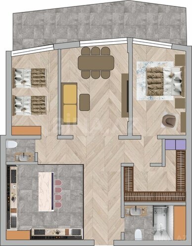 Satılır 3 otaqlı yeni tikili 120 m², Nizami m., photo 3 from 16