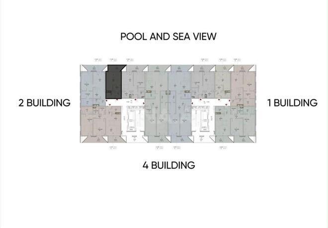 Satılır 1 otaqlı yeni tikili 40.7 m², Sea Breeze q., photo 5 from 10