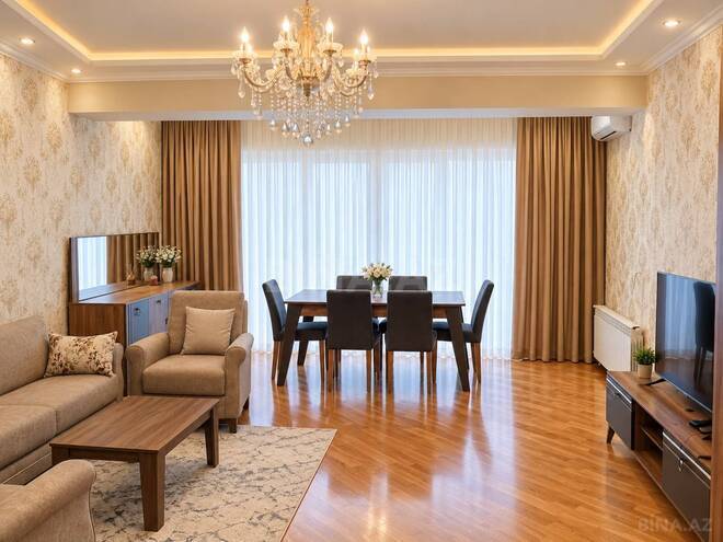 Сдаётся 2-комн. новостройка 100 м², м. Шах Исмаил Хатаи, photo 1 from 8