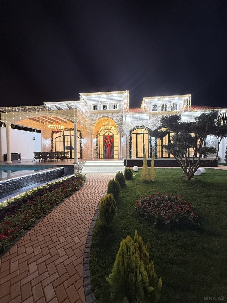 5 otaqlı həyət evi/bağ evi - Mərdəkan q. - 280 m² (1)