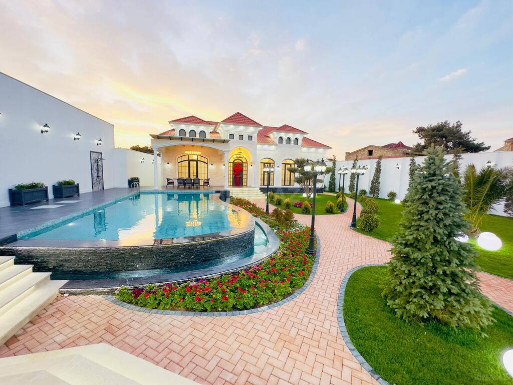 5 otaqlı həyət evi/bağ evi - Mərdəkan q. - 250 m² (1)