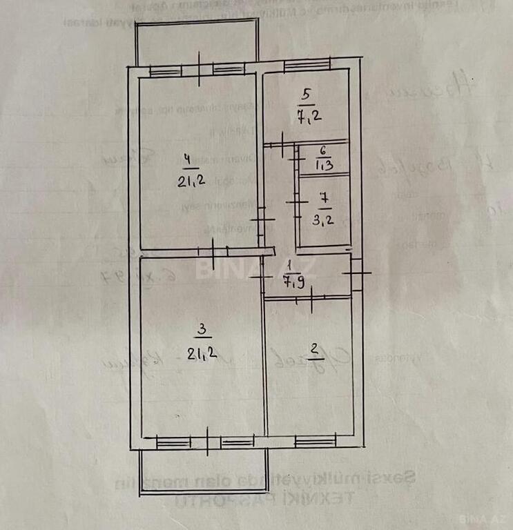 3-комн. вторичка - м. Низами - 80 м² (15)