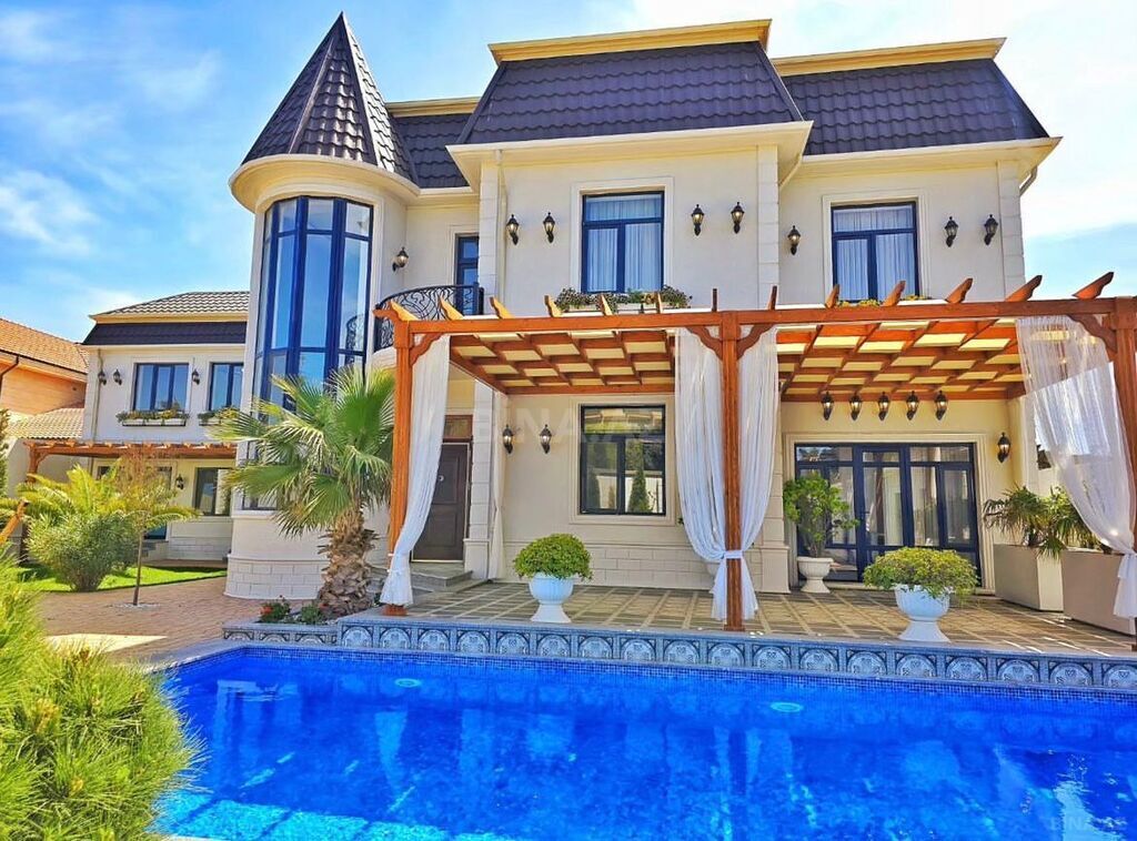 7 otaqlı həyət evi/bağ evi - Mərdəkan q. - 400 m² (1)