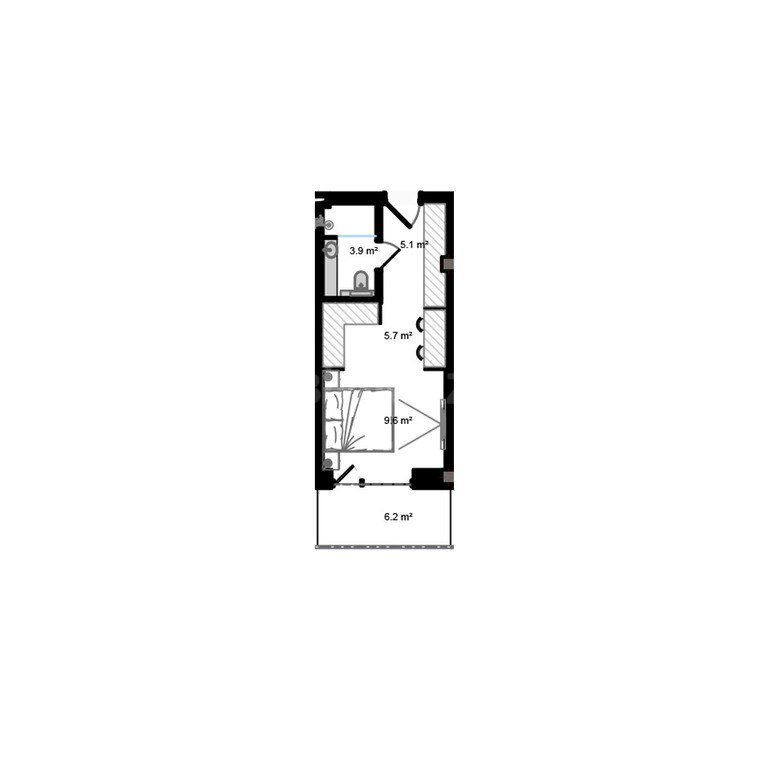 1 otaqlı yeni tikili - Sea Breeze q. - 37.5 m² (7)