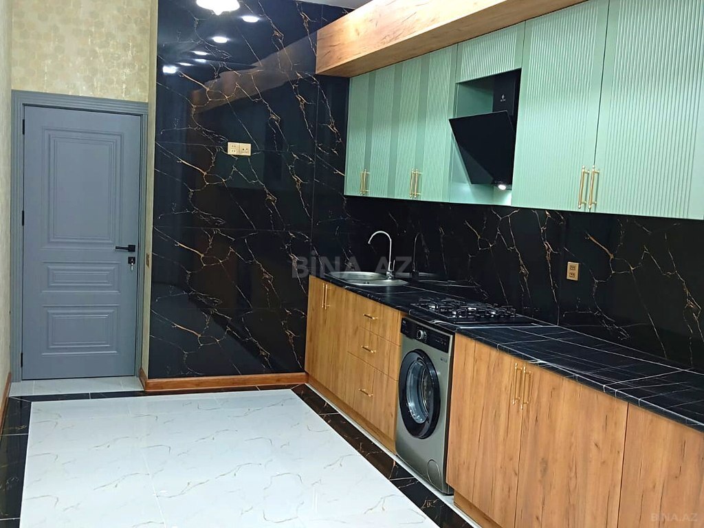 3 otaqlı yeni tikili - Qara Qarayev m. - 106.6 m² (12)