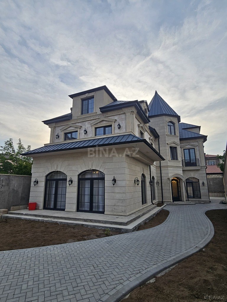 8 otaqlı həyət evi/bağ evi - Badamdar q. - 430 m² (1)