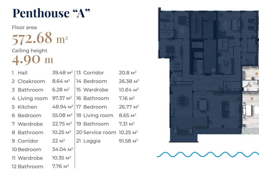 5 otaqlı yeni tikili - Bayıl q. - 527 m² (3)