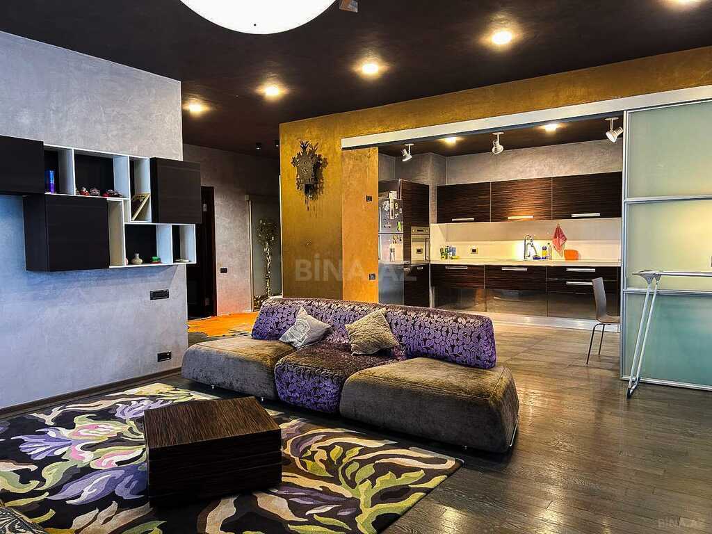 3 otaqlı yeni tikili - Şah İsmayıl Xətai m. - 136 m² (1)