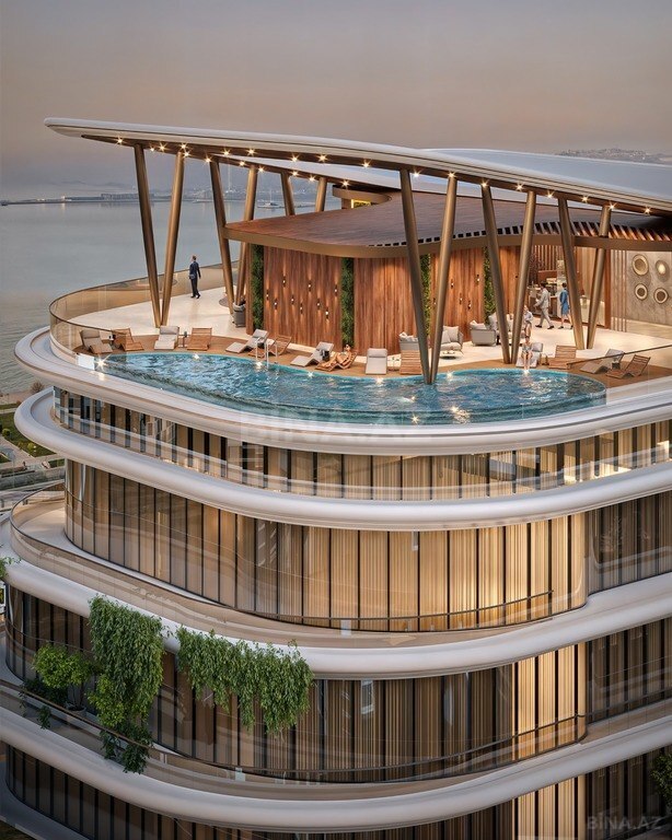 4 otaqlı yeni tikili - Şah İsmayıl Xətai m. - 155.6 m² (4)