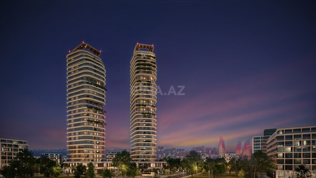 4 otaqlı yeni tikili - Şah İsmayıl Xətai m. - 155.6 m² (10)