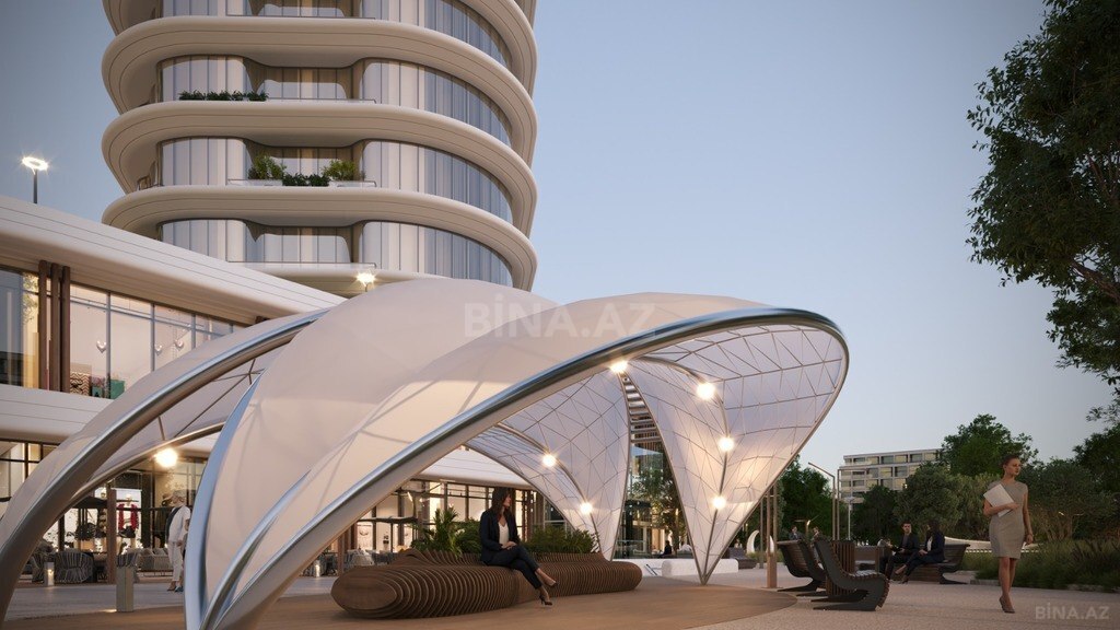4 otaqlı yeni tikili - Şah İsmayıl Xətai m. - 155.6 m² (2)