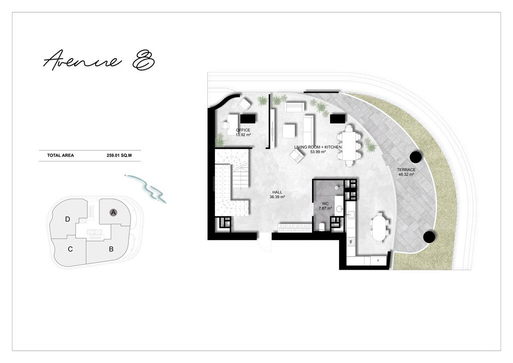 5 otaqlı yeni tikili - Şah İsmayıl Xətai m. - 259 m² (8)