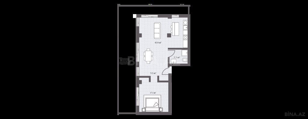 2 otaqlı yeni tikili - Sea Breeze q. - 129.8 m² (8)